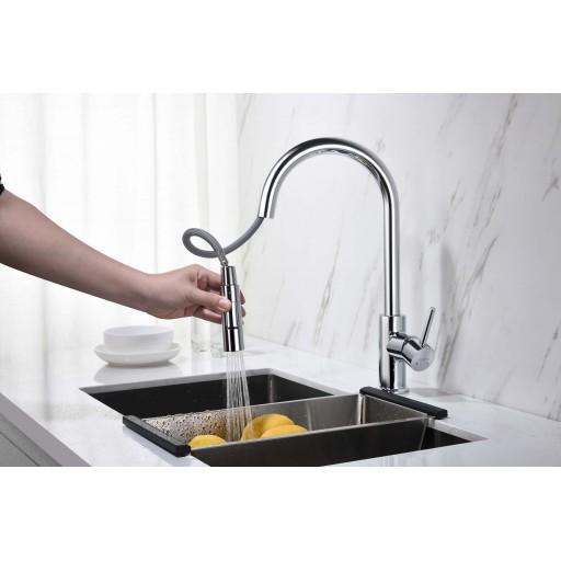 Смеситель для кухни AQUATEK Европа AQ1384CR однорычажный хром